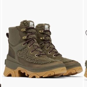 NIB Sorel Brex™ Faux Shearling Lace-Up Boots